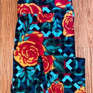 Lularoe floral leggings